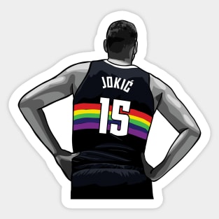 Nikola Jokic Vector Standing Sticker